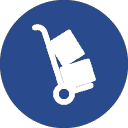 moving cart icon 