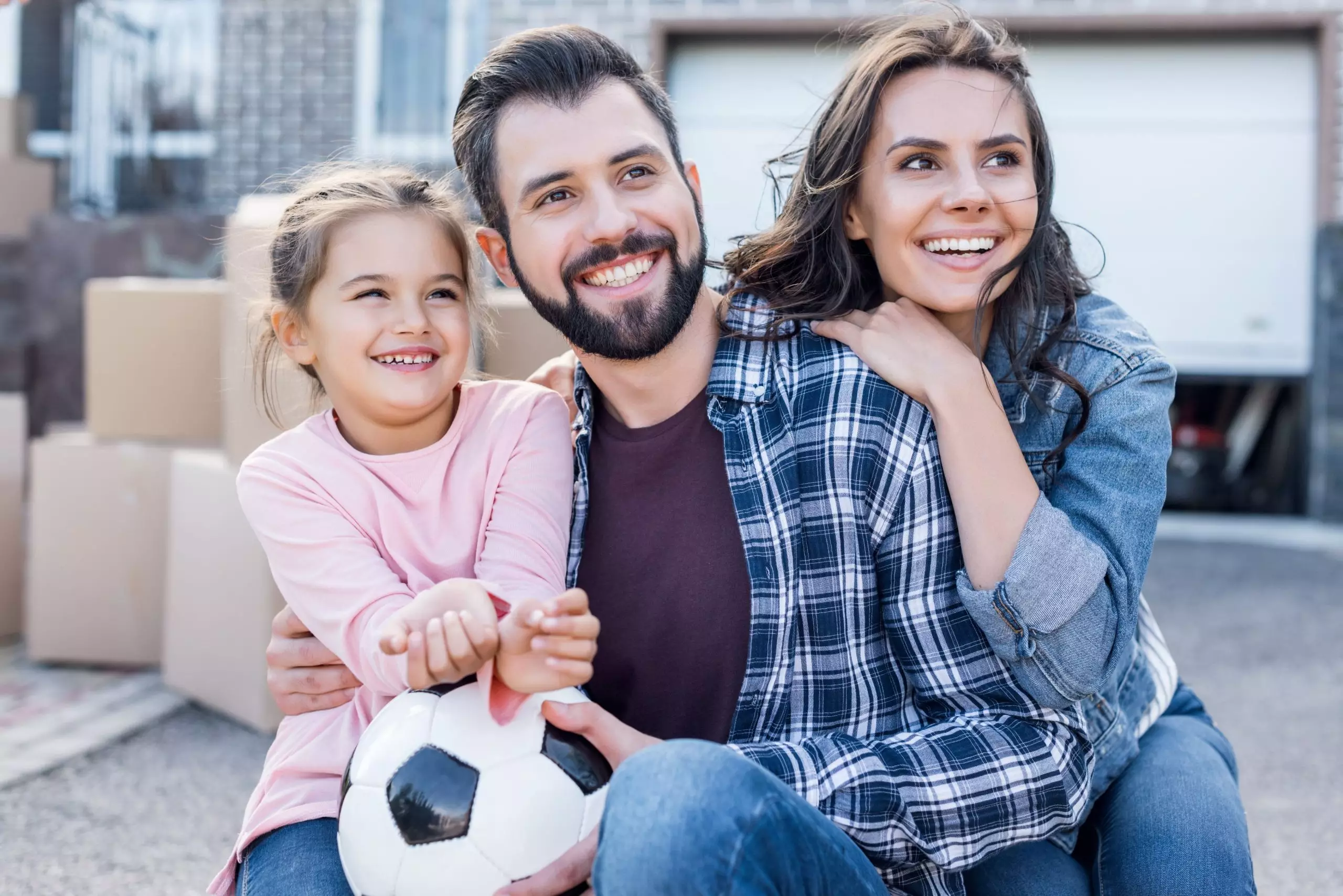 Beautiful Family Smiling